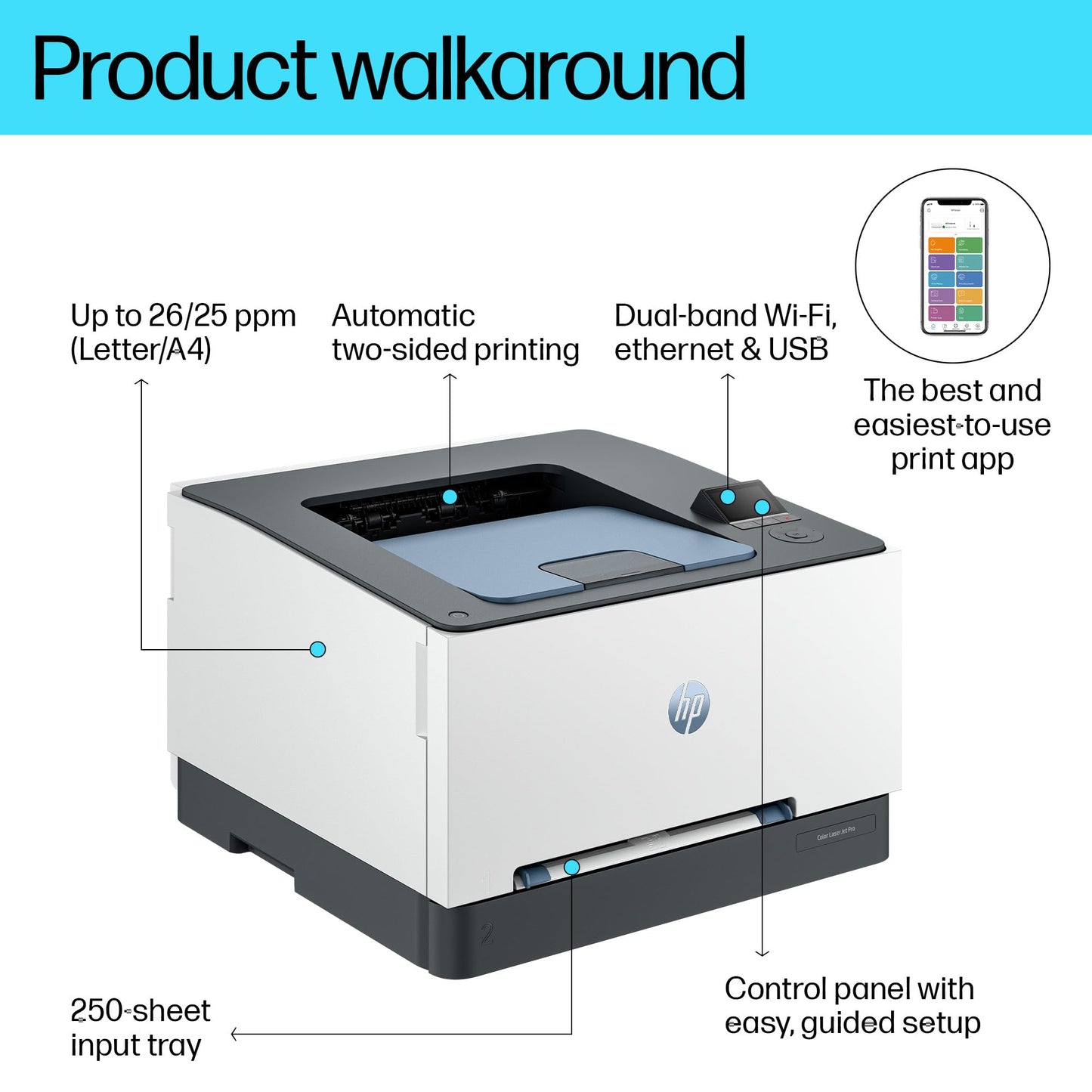 
HP Color LaserJet Pro 3203dw