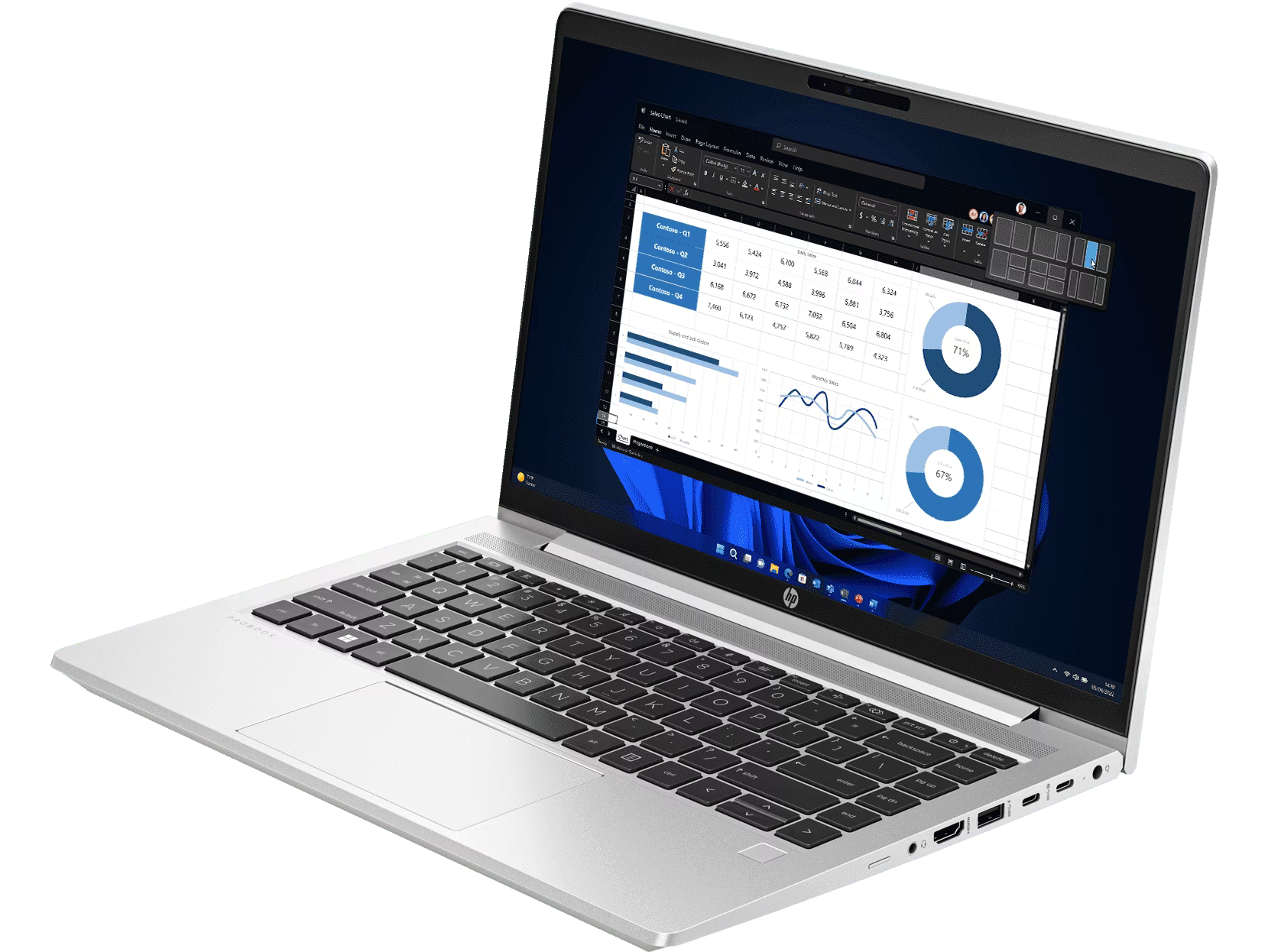 
HP ProBook 440 G10 (B83ZFAT) INTEL CORE 15-1334U,16GB,1TBSSD,FHD,720P HD CAMERA,USB-C,BACKLIT KEYBOARD,FPR,14"FHD,WIN 11 PRO,1 YEAR WARRANTY