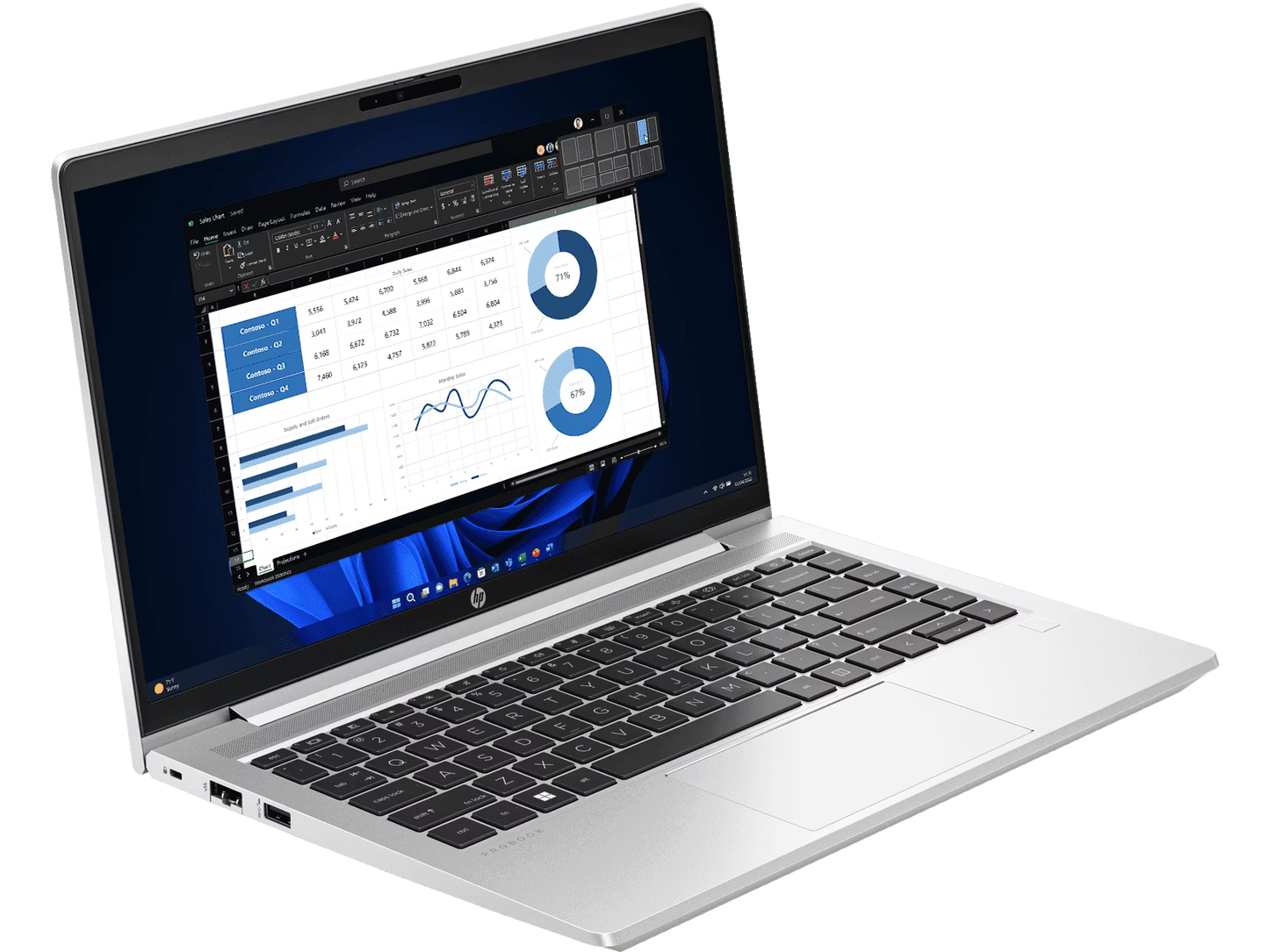 
HP ProBook 440 G10 (B83ZFAT) INTEL CORE 15-1334U,16GB,1TBSSD,FHD,720P HD CAMERA,USB-C,BACKLIT KEYBOARD,FPR,14"FHD,WIN 11 PRO,1 YEAR WARRANTY