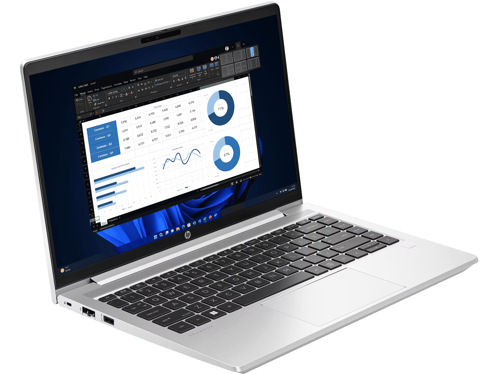 
HP ProBook 440 G10 (B83ZFAT) INTEL CORE 15-1334U,16GB,1TBSSD,FHD,720P HD CAMERA,USB-C,BACKLIT KEYBOARD,FPR,14"FHD,WIN 11 PRO,1 YEAR WARRANTY