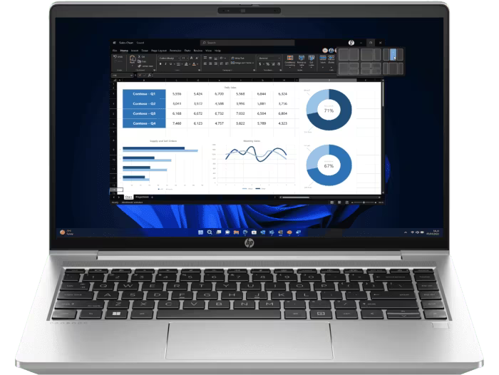 
HP ProBook 440 G10 (B83ZFAT) INTEL CORE 15-1334U,16GB,1TBSSD,FHD,720P HD CAMERA,USB-C,BACKLIT KEYBOARD,FPR,14"FHD,WIN 11 PRO,1 YEAR WARRANTY