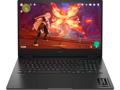 HP OMEN Gaming Laptop 16-am0279TX - Core i9-14900HX, 24GB DDR5 Upgradeable, 1TB SSD, Shadow Black - 1080p IR TNR PVCY ST [A58DPAV] - omen-front