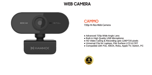 
Hammok CAMMO Webcam-720P