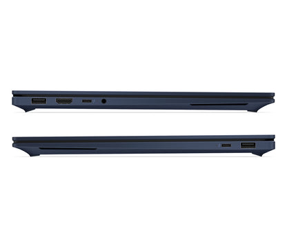 HP OmniBook X 14-fe0121QU - Snapdragon X Elite X1E-78-100 (up to 3.4 GHz, 12 cores) next gen AI PC, 16 GB LPDDR5x-8448 MT/s (onboard), 1TB SSD, Meteor silver