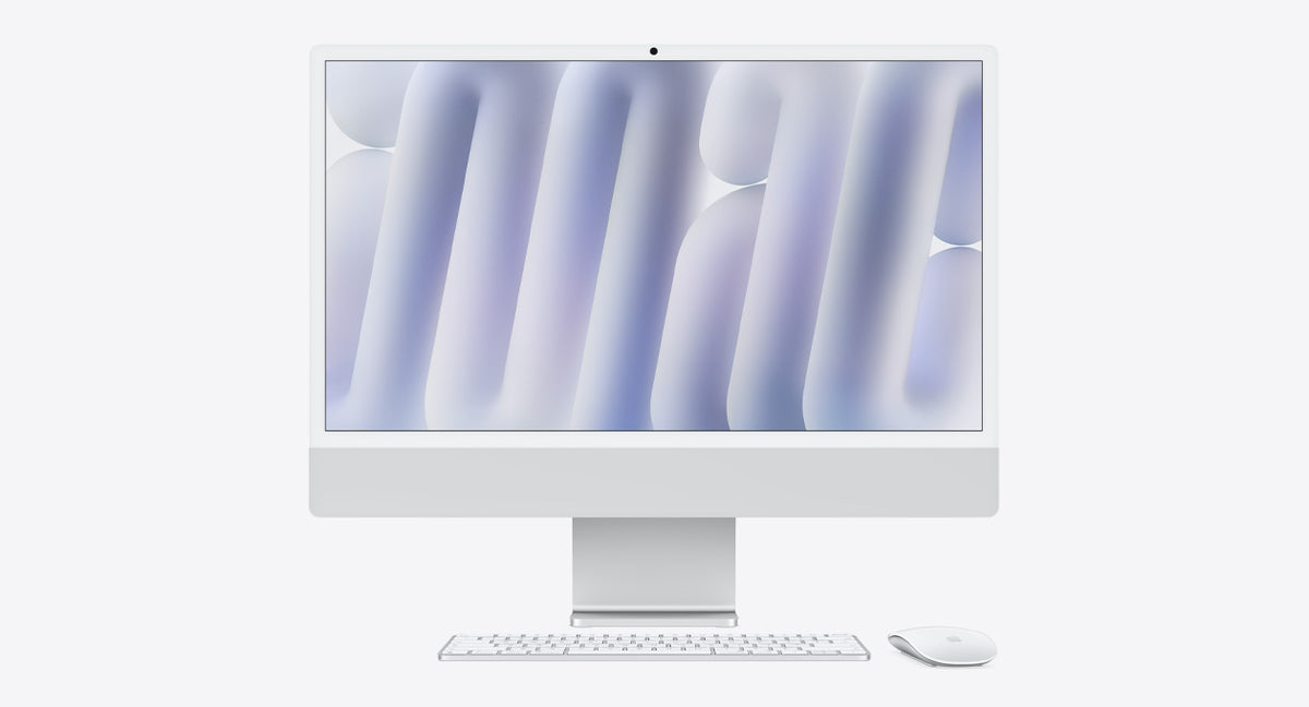 Apple iMac 24-inch M4 10-Core, 16GB RAM, 256GB SSD - Silver (MWUU3HN/A)
