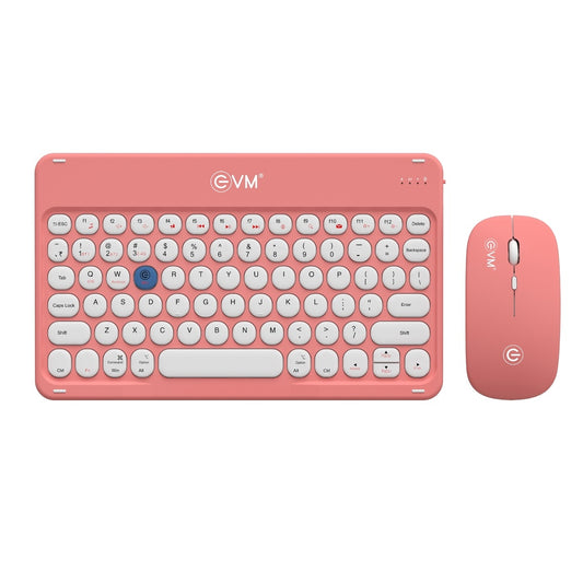 
EVM Rechargeable Wireless Keyboard And Mouse Combo Enarc EWLM-360 Peach