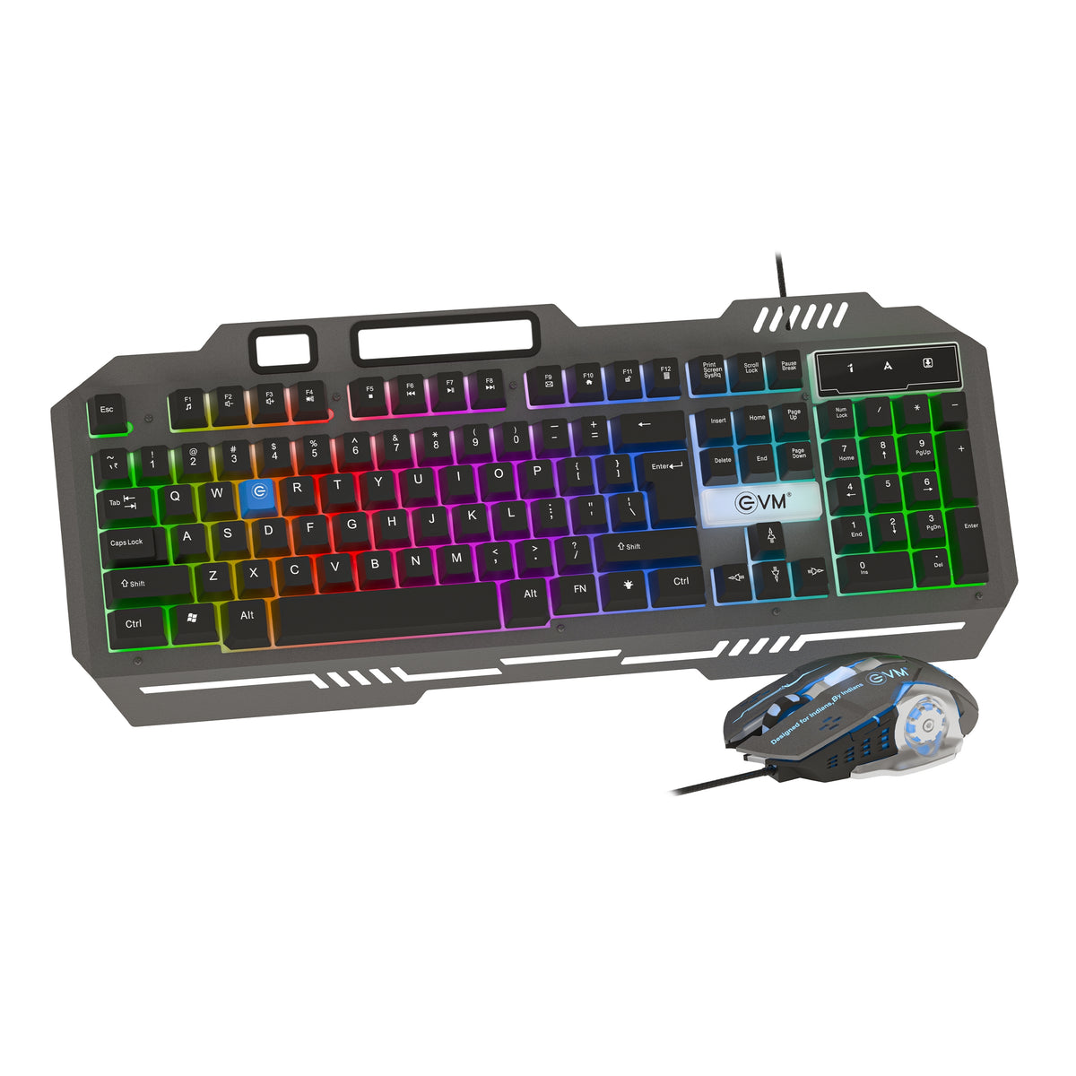 
EVM EN Claw Gaming Keyboard & Mouse Metal Combo Black Grey (WDKM-612)