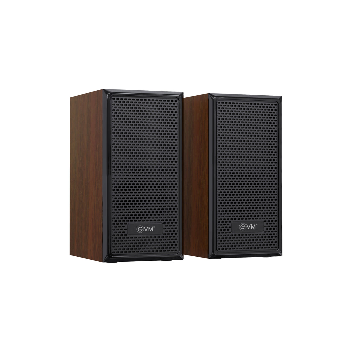 
EVM Enwood 2.0 Wired Wooden Speaker (BTS-207)