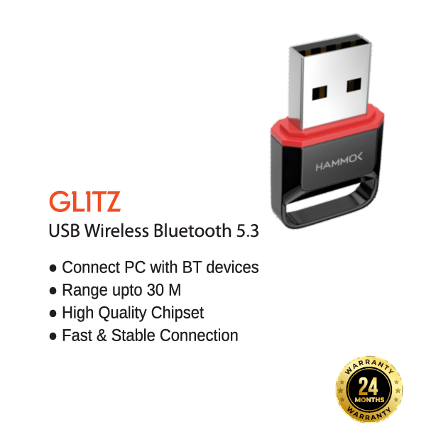 
Hammok Glitz USB Bluetooth 5.3
