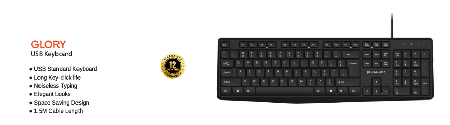 
Hammok Glory Usb Keyboard