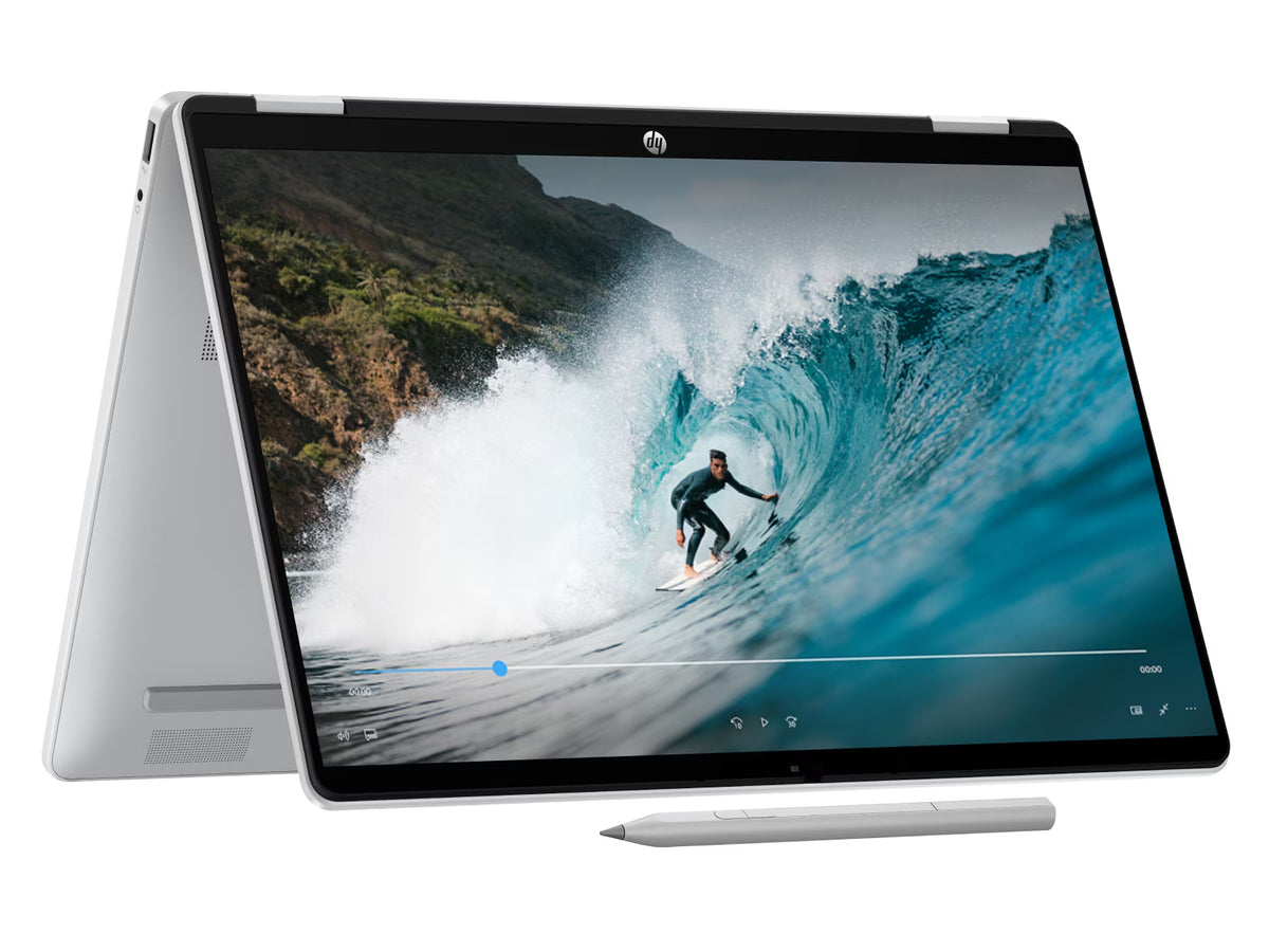 
HP OmniBook 5 Flip 14-fp0790TU - Core i5-1334U (2C+8C), 16GB LPDDR5 5200 on-board, 1TB, Glacier Silver
