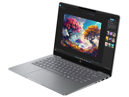 HP Omnibook 7 AI 14-fr0116TU - Intel Core Ultra 7 255H (16C) 13 NPU TOPs, 32GB 7467 LPDDR5 on-board, 1TB, Meteor Silver