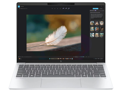 HP Omnibook 7 Aero 13 -bg1678AU - AMD Ryzen AI 5 340 (6C) 50 NPU TOPs, 16GB LPDDR5X 7500 on-board, 512GB PCIe Gen4, Glacier Silver