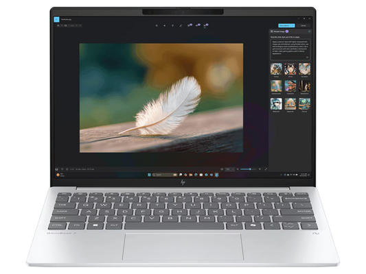 
HP Omnibook 7 Aero 13 -bg1678AU - AMD Ryzen AI 5 340 (6C) 50 NPU TOPs, 16GB LPDDR5X 7500 on-board, 512GB PCIe Gen4, Glacier Silver
