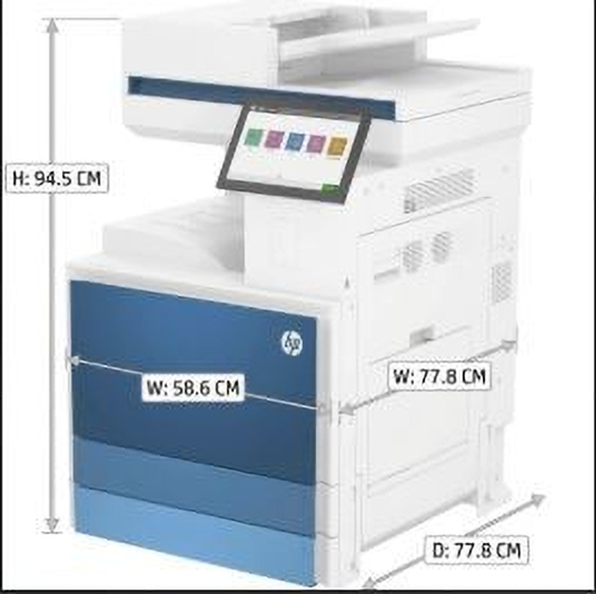 
HP Color LaserJet Managed MFP E78625dn