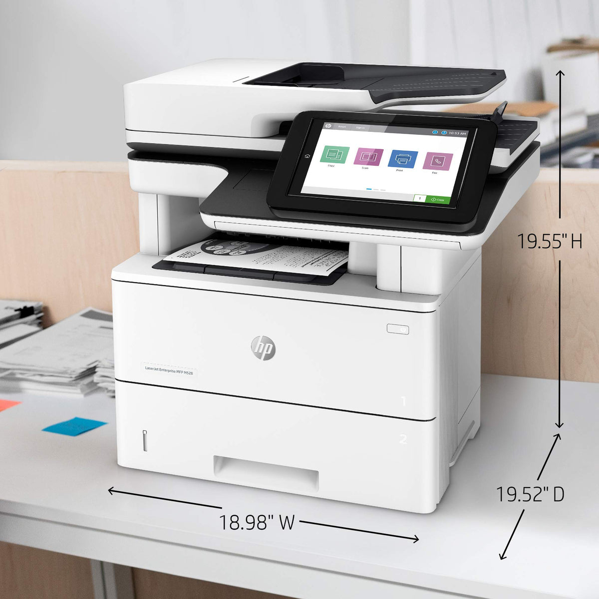 
HP LaserJet Enterprise MFP M528dn