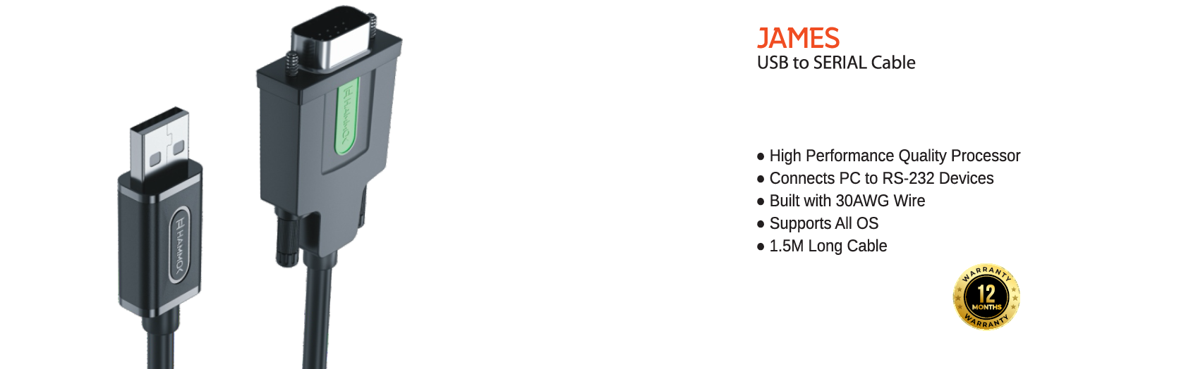 
Hammok James Usb to Serial