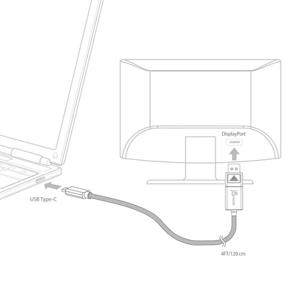 j5create USB-C® to 4K DisplayPort™ Cable (JCA141)