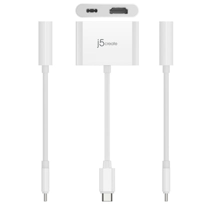 j5create USB-C® to 4K HDMI™ Adapter with Power Delivery (JCA152)