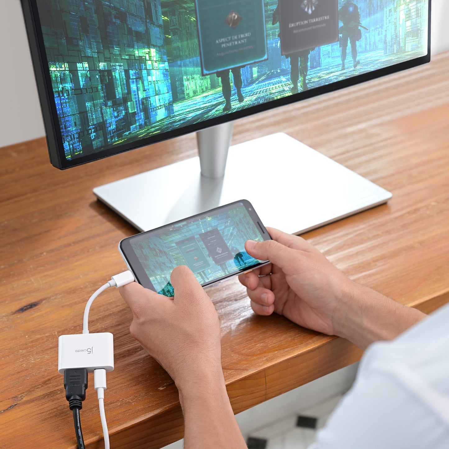 
j5create USB-C® to 4K HDMI™ Adapter with Power Delivery (JCA152)