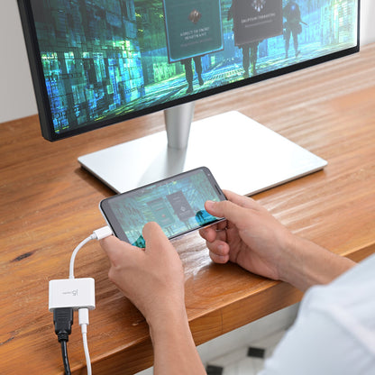 j5create USB-C® to 4K HDMI™ Adapter with Power Delivery (JCA152)