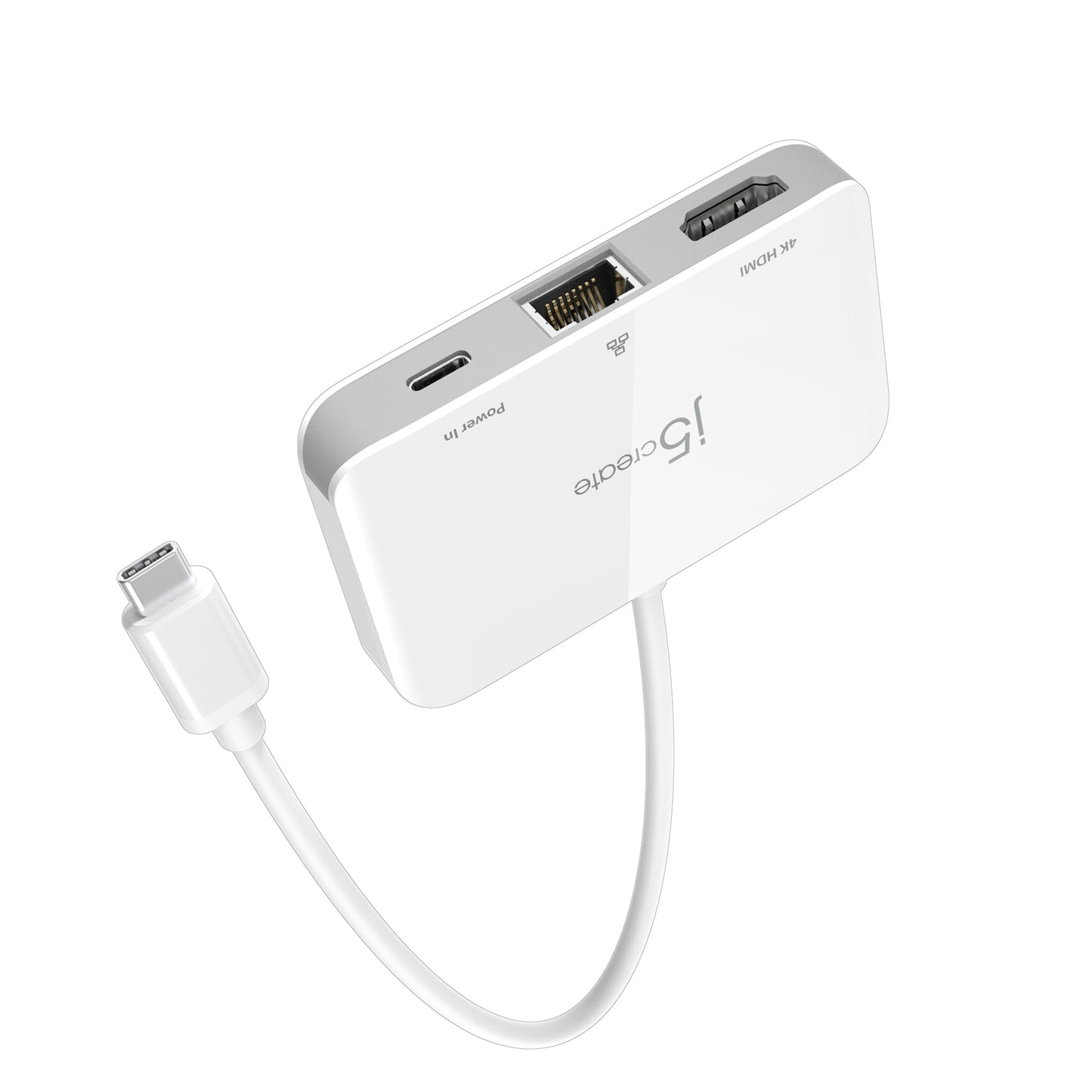 
j5create USB-C® to 4K HDMI™ Ethernet Adapter (JCA351)