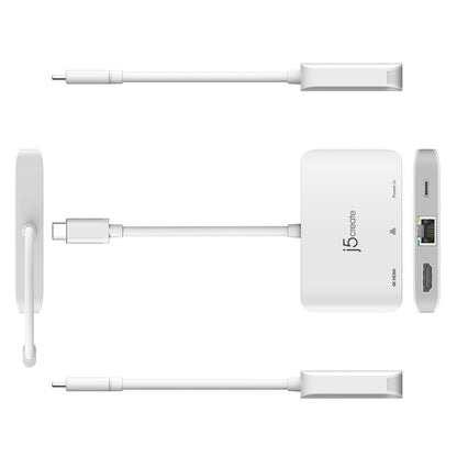 j5create USB-C® to 4K HDMI™ Ethernet Adapter (JCA351)