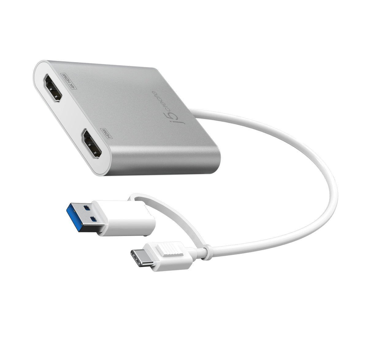 
j5create USB-C® to Dual HDMI™ Multi-Monitor Adapter (JCA365)