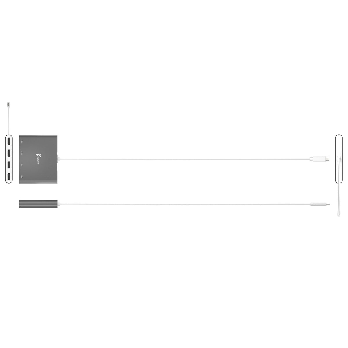 
j5create USB-C™ to 4-Port HDMI™ Multi-Monitor Adapter (JCA366)