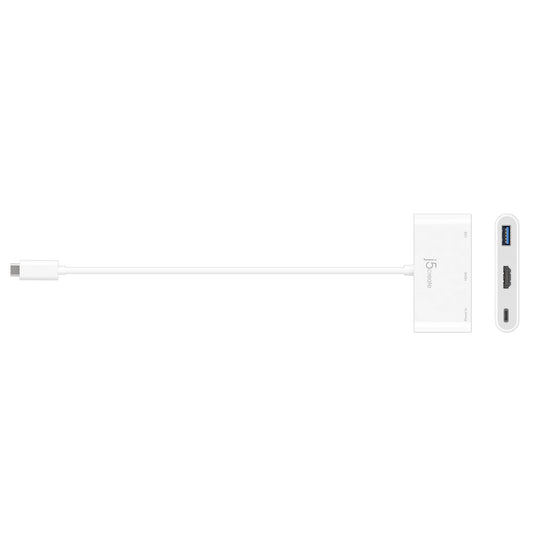 
j5create USB-C® to HDMI™ & USB™ 3.0 with Power Delivery (JCA379)