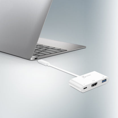 j5create USB-C® to HDMI™ & USB™ 3.0 with Power Delivery (JCA379)