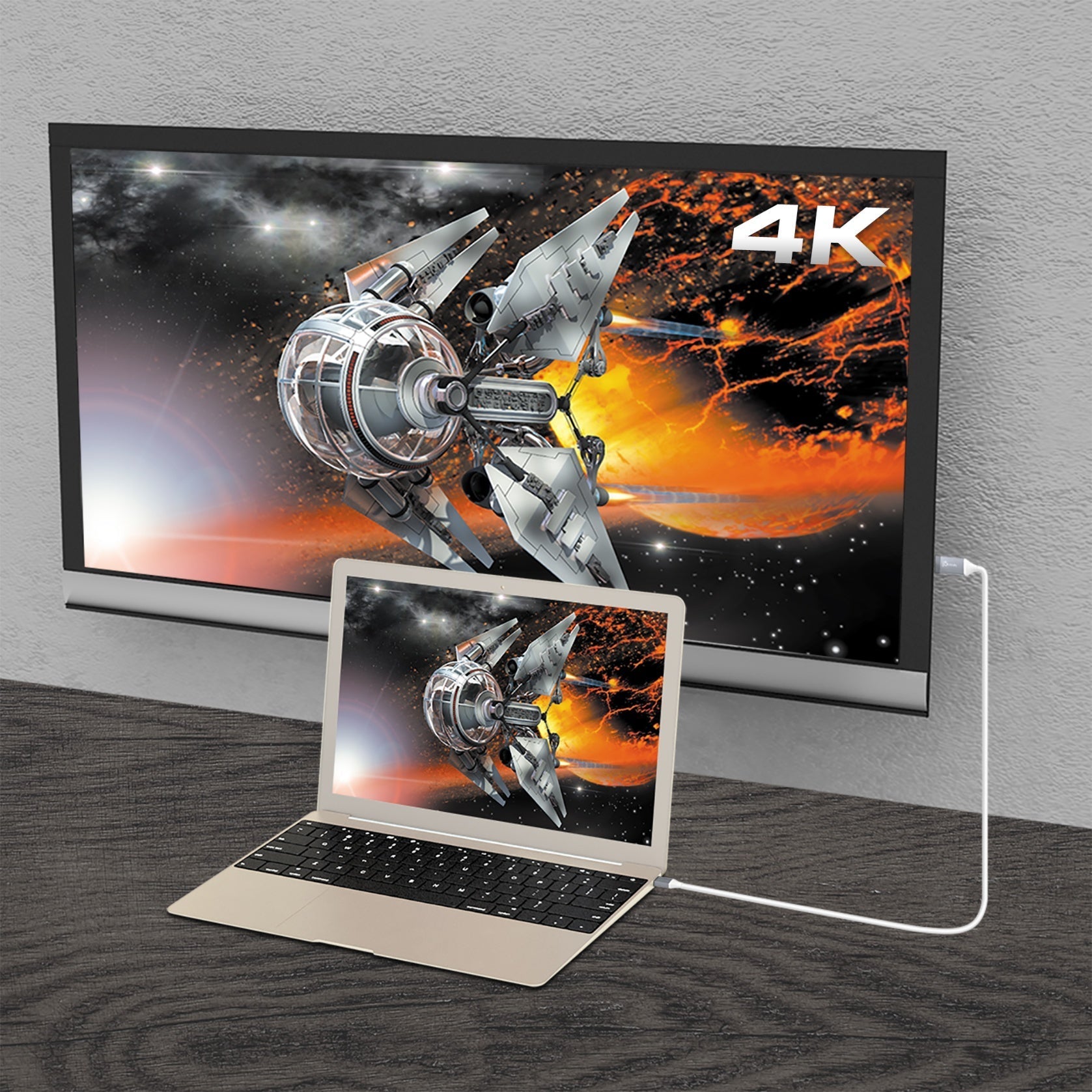
j5create USB-C™ to 4K HDMI™ Cable (JCC153G)