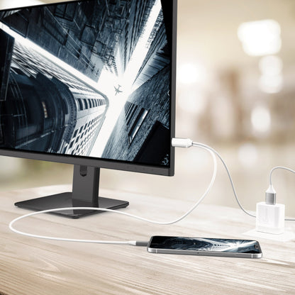 j5create USB-C® to 4K HDMI™ Cable With USB™ Type-A 5V Pass-Through (JCC154G)