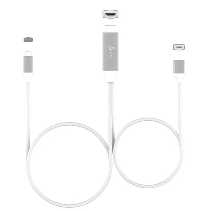 j5create USB-C® to 4K HDMI™ Cable With PD100W Pass-Through (JCC155G)
