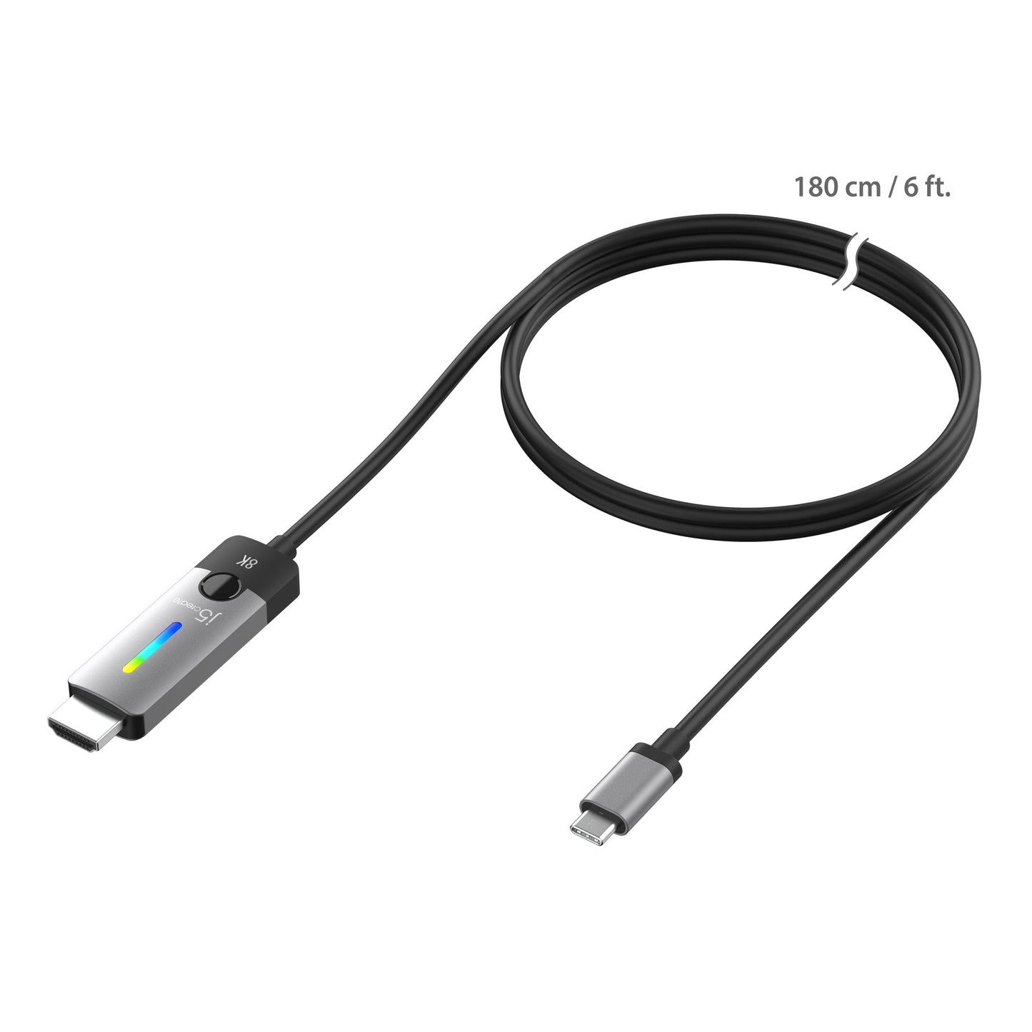 
j5create USB-C® to HDMI™ 2.1 8K Cable (JCC157)