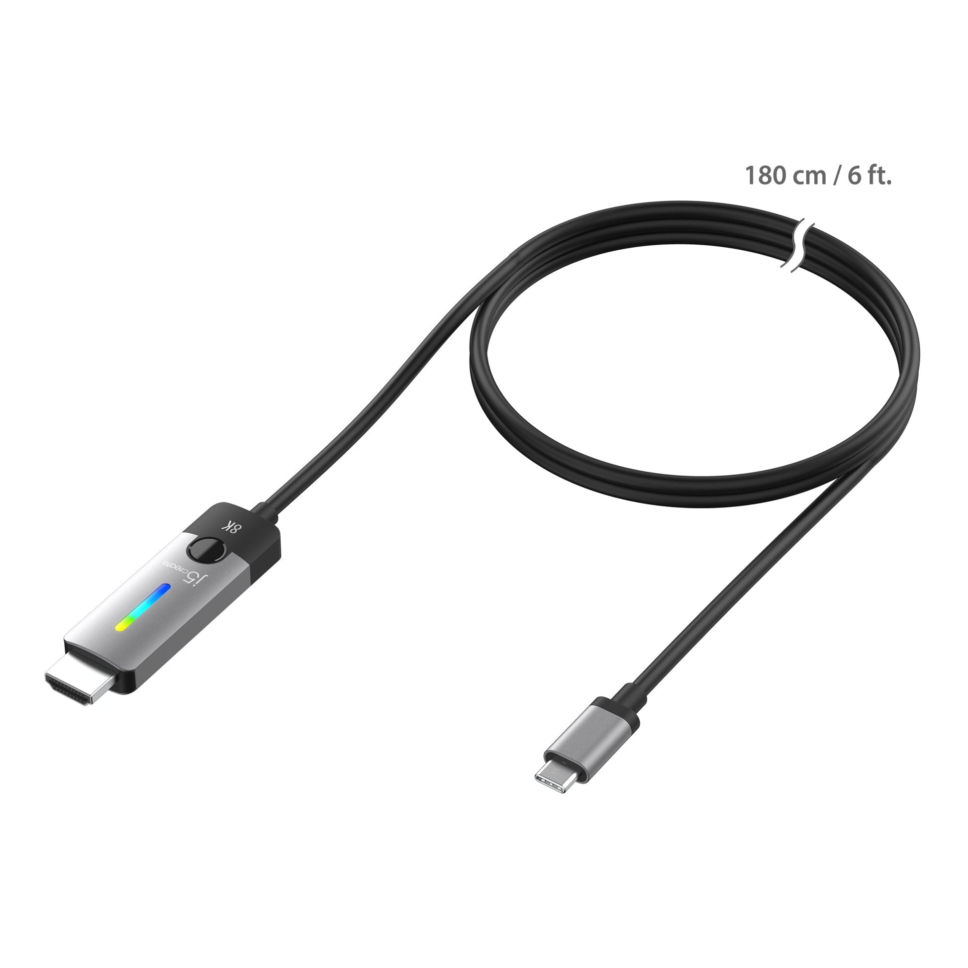 
j5create USB-C® to HDMI™ 2.1 8K Cable (JCC157)