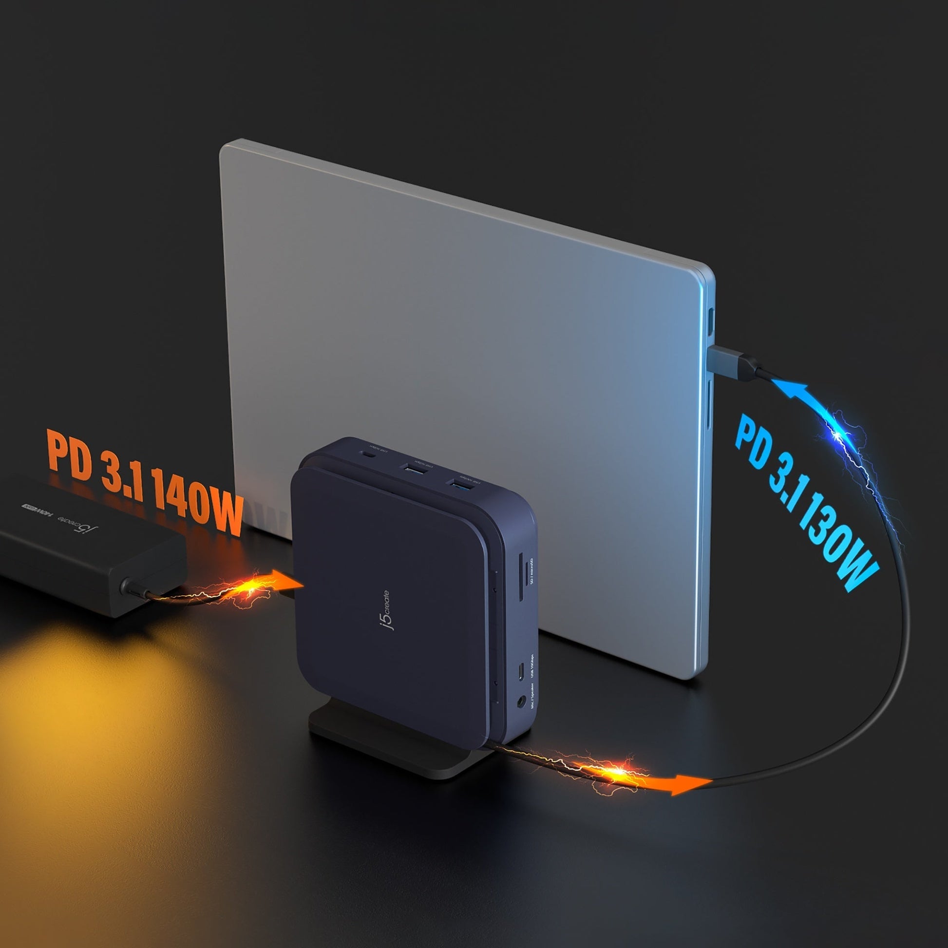 
j5create USB-C® Dual 4K HDMI™ Dock (JCD3196)