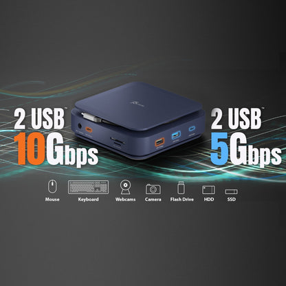 j5create USB-C® Dual 4K HDMI™ Dock (JCD3196)