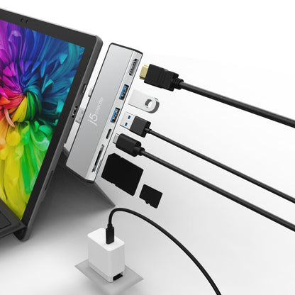 j5create ULTRADRIVEMINIDOCK™ for Surface™ Pro 7 (JCD324B)