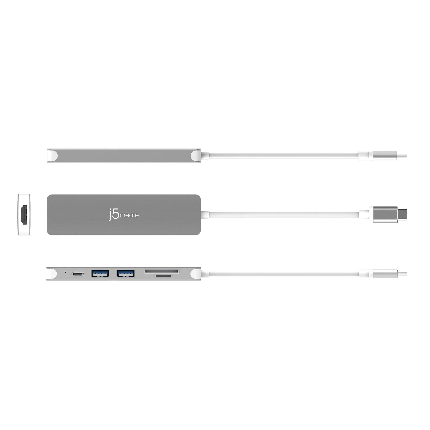 
j5create USB-C® to 4K HDMI™ Multi-Port Hub (JCD353)