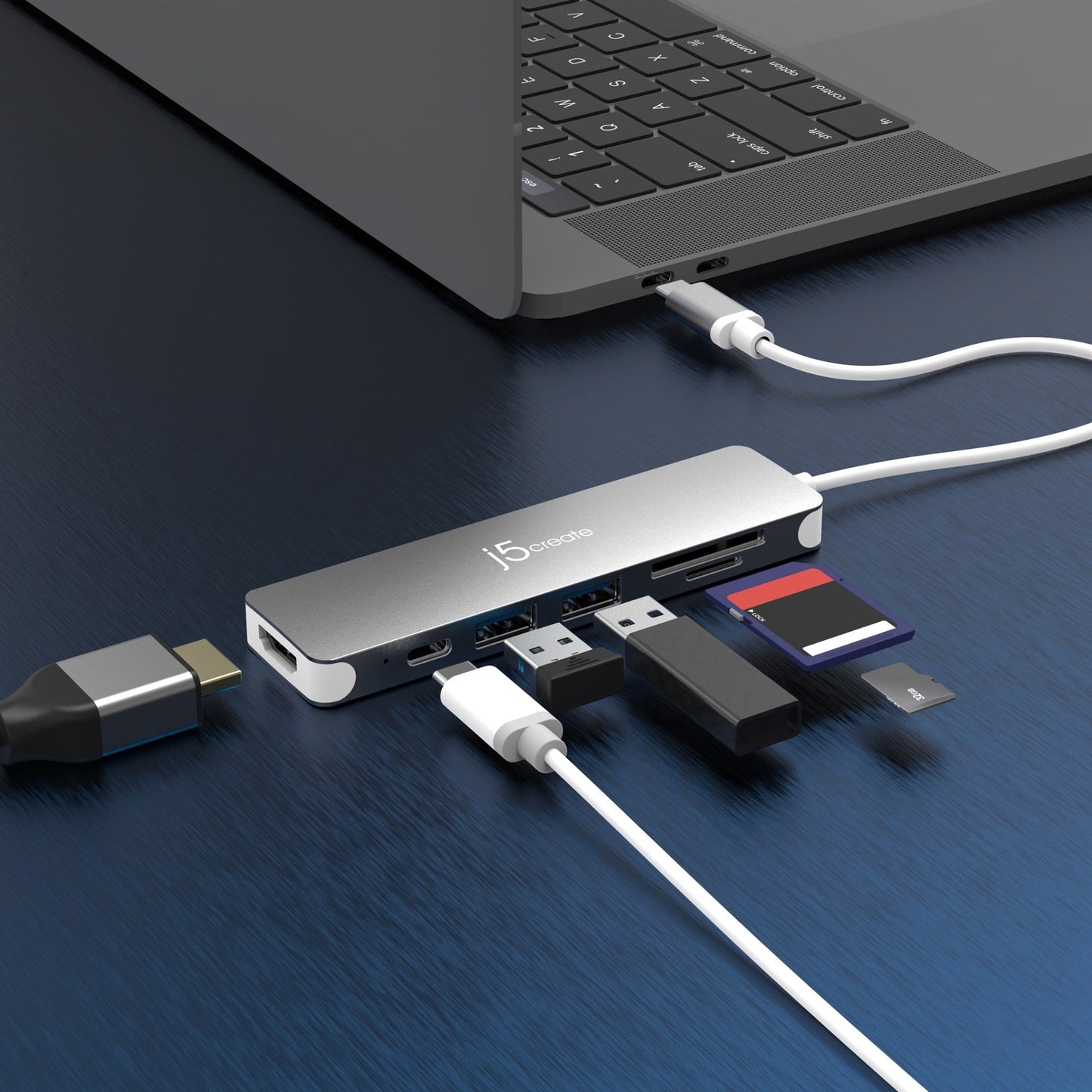 
j5create USB-C® to 4K HDMI™ Multi-Port Hub (JCD353)