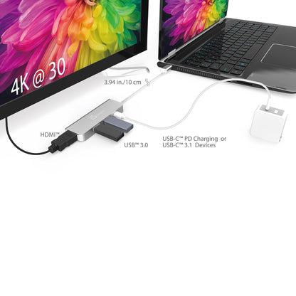 j5create USB-C® to HDMI™ & USB™ 3.1 2-Port with Power Delivery (JCD371)