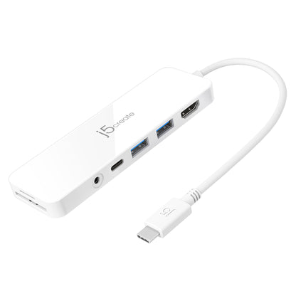 j5create USB-C® Multi-Port Hub with Power Delivery (JCD373)