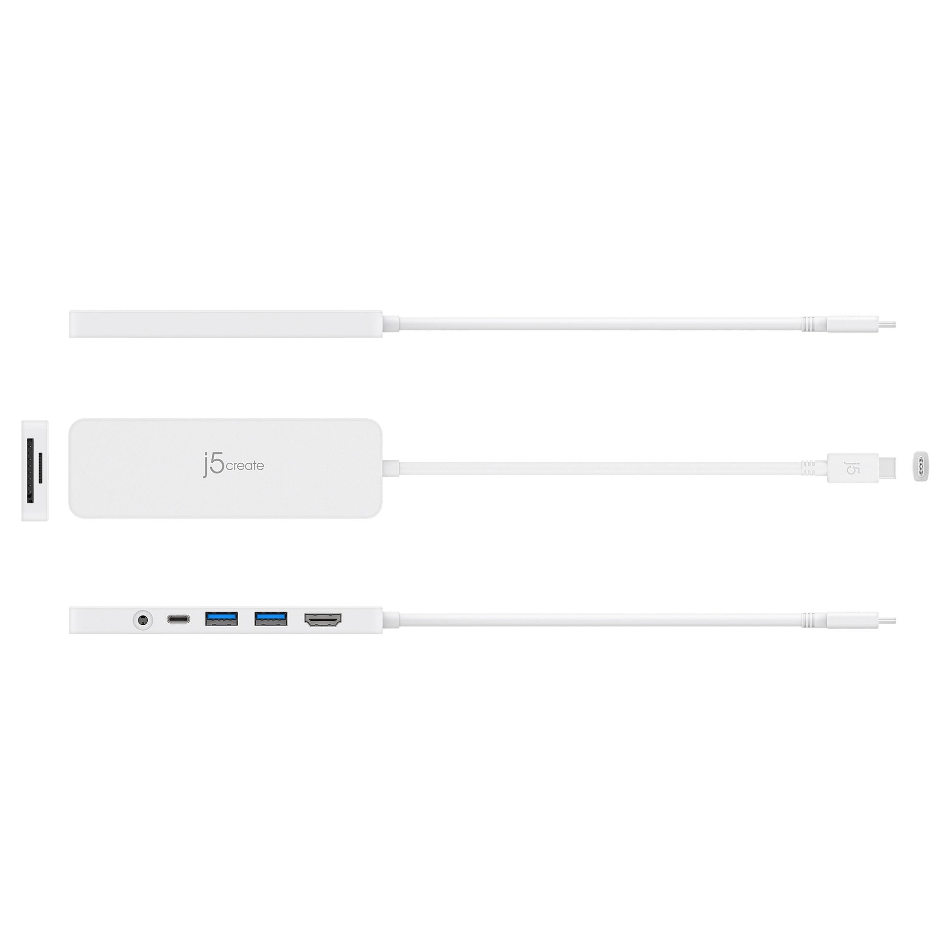 
j5create USB-C® Multi-Port Hub with Power Delivery (JCD373)
