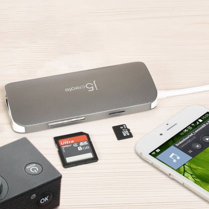 j5create USB-C™ Multi Adapter (9 Functions in 1) (JCD383)
