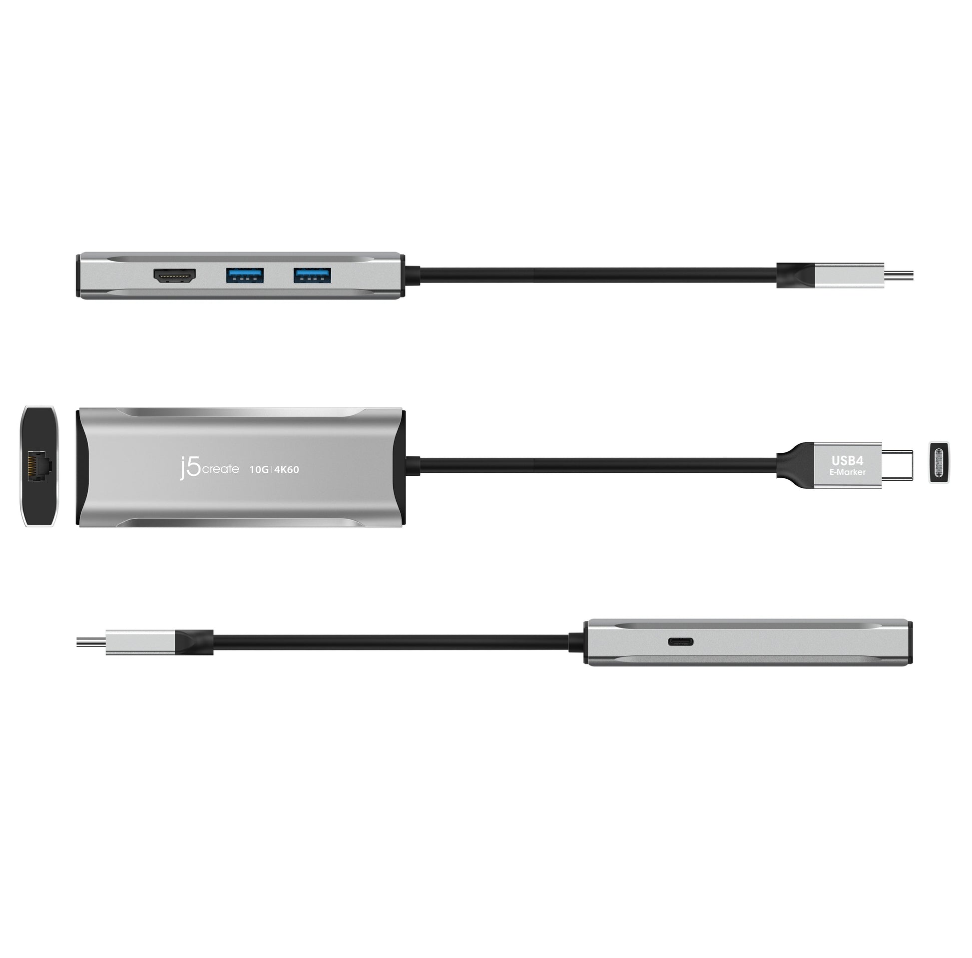 
j5create 4K60 Elite USB-C® 10Gbps Travel Dock (JCD392)