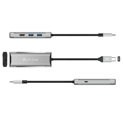 j5create 4K60 Elite USB-C® 10Gbps Travel Dock (JCD392)