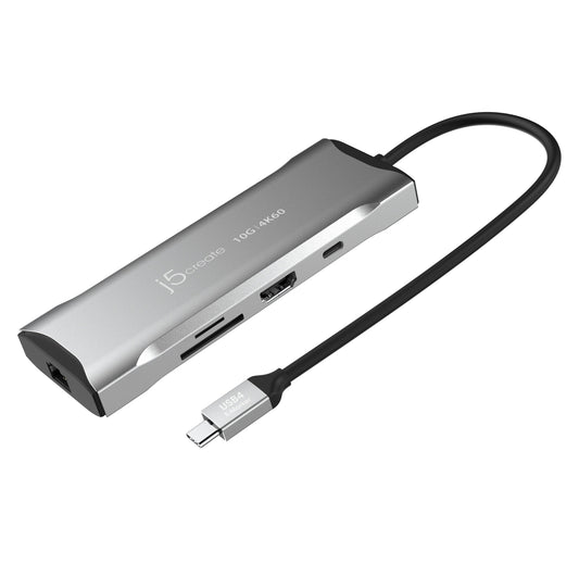 
j5create 4K60 Elite USB-C® 10Gbps Mini Dock (JCD393)