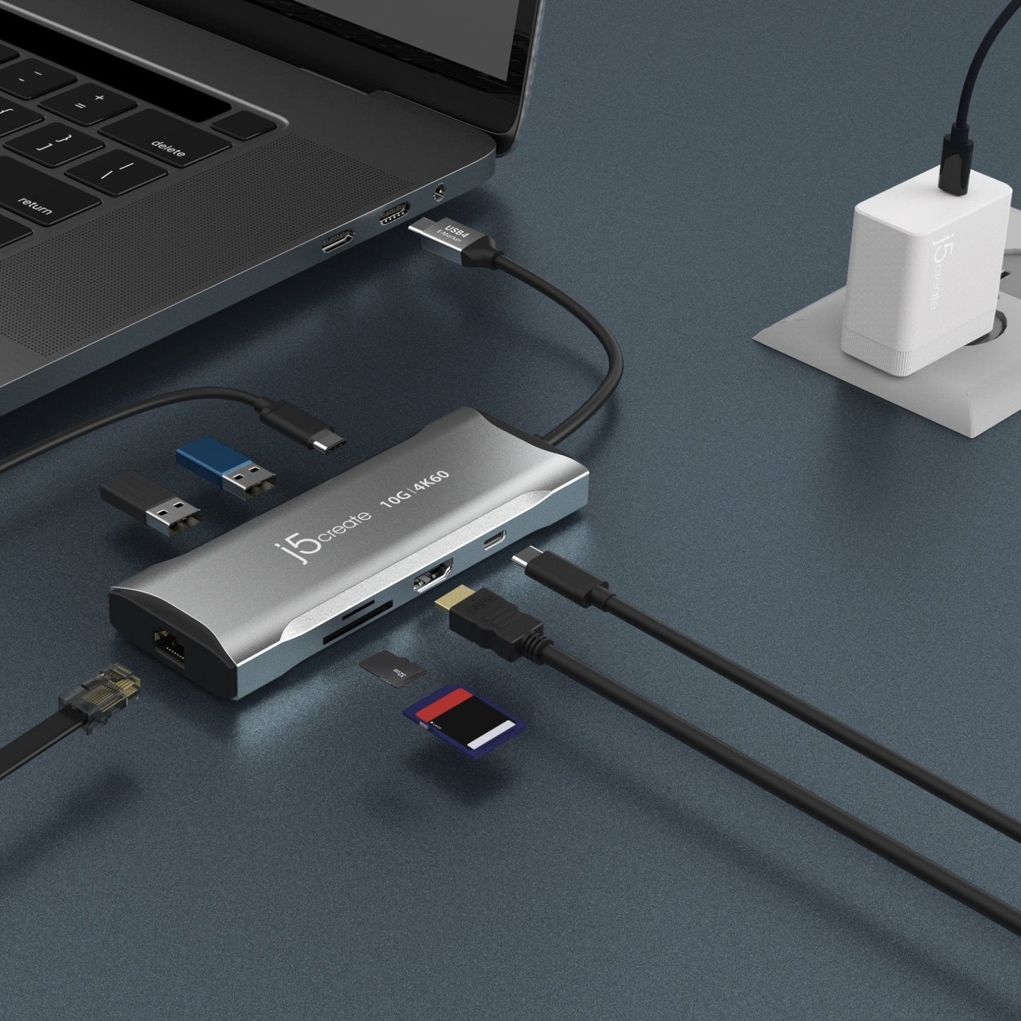 
j5create 4K60 Elite USB-C® 10Gbps Mini Dock (JCD393)