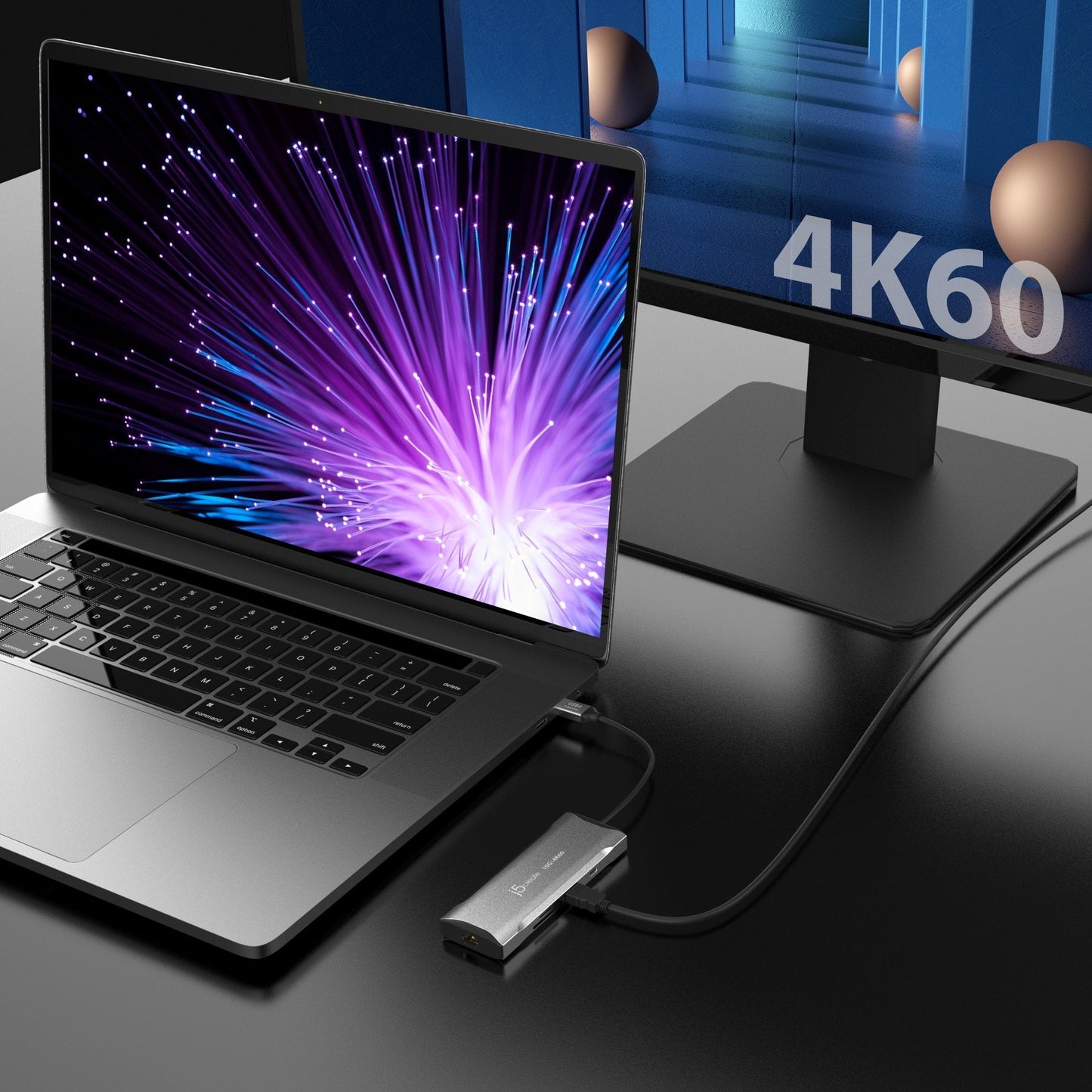 
j5create 4K60 Elite USB-C® 10Gbps Mini Dock (JCD393)